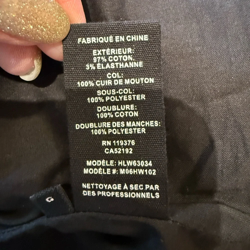 Helmut Lang NWT Black Cropped Trench Coat with Leather Accents - Picture 16 of 16